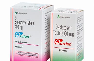 Qurled Qurdac Софосбувир и Даклатасвир Strides