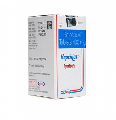 Hepcinat Софосбувир Natdac Natco