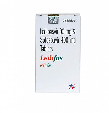 Ledifos Ледипасвир + Софосбувир Hetero labs ltd